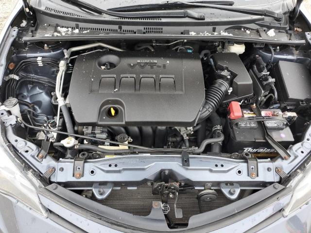 2T1BURHE8JC971918 - 2018 TOYOTA COROLLA L BLUE photo 11