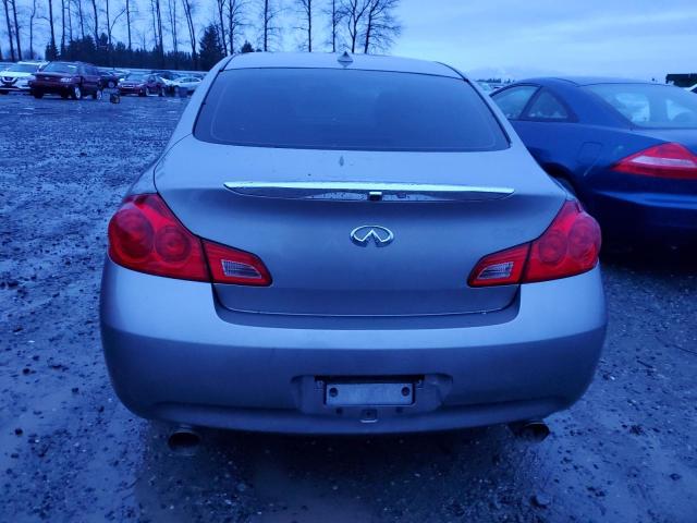 JNKBV61F28M267188 - 2008 INFINITI G35 GRAY photo 6