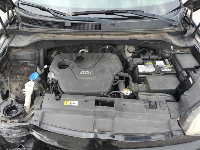 KNDJN2A21E7096334 - 2014 KIA SOUL BLACK photo 11