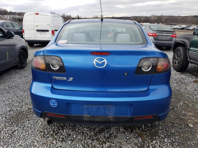 JM1BK323961417065 - 2006 MAZDA 3 S BLUE photo 6