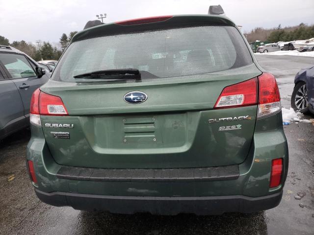 4S4BRBACXD3302012 - 2013 SUBARU OUTBACK 2.5I GREEN photo 6