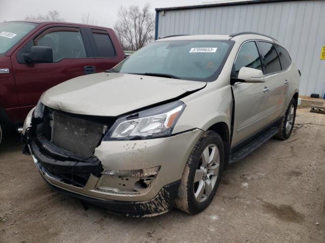 1GNKVJKD7FJ206426 - 2015 CHEVROLET TRAVERSE LTZ BEIGE photo 1