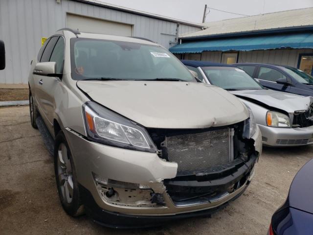 1GNKVJKD7FJ206426 - 2015 CHEVROLET TRAVERSE LTZ BEIGE photo 5