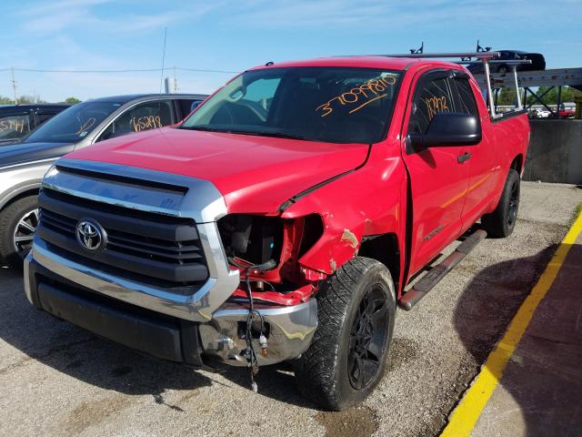 5TFUM5F19EX051837 - 2014 TOYOTA TUNDRA DOUBLE CAB SR/SR5  photo 2