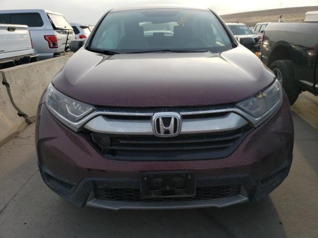 5J6RW6H32KL005154 - 2019 HONDA CR-V LX MAROON photo 5