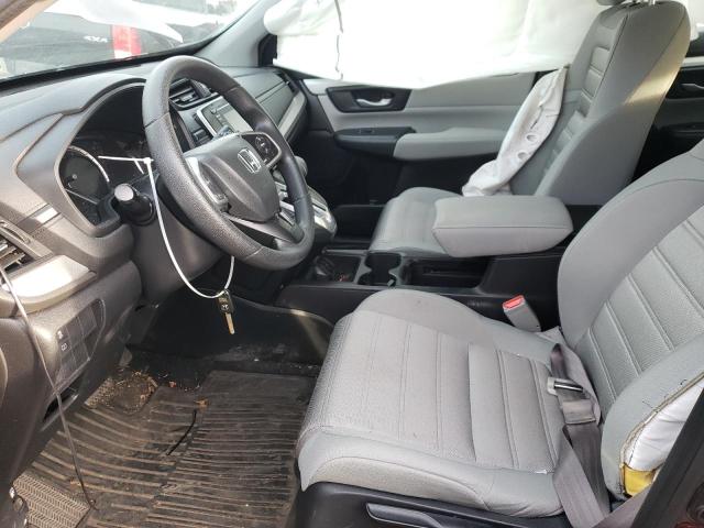 5J6RW6H32KL005154 - 2019 HONDA CR-V LX MAROON photo 7