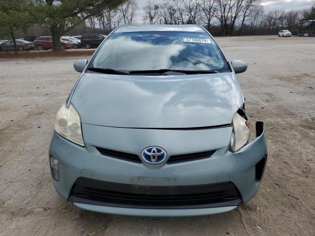 JTDKN3DU1C1500143 - 2012 TOYOTA PRIUS TURQUOISE photo 5