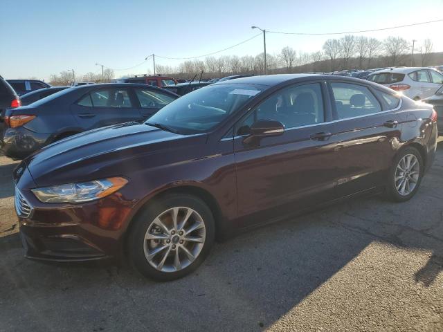 3FA6P0HD2HR304901 - 2017 FORD FUSION SE BURGUNDY photo 1