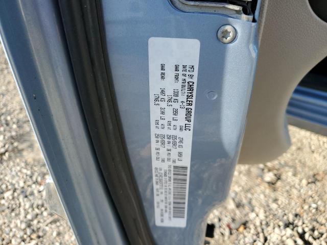 2C4RC1BG0DR737161 - 2013 CHRYSLER TOWN & COU TOURING 蓝色 照片 13