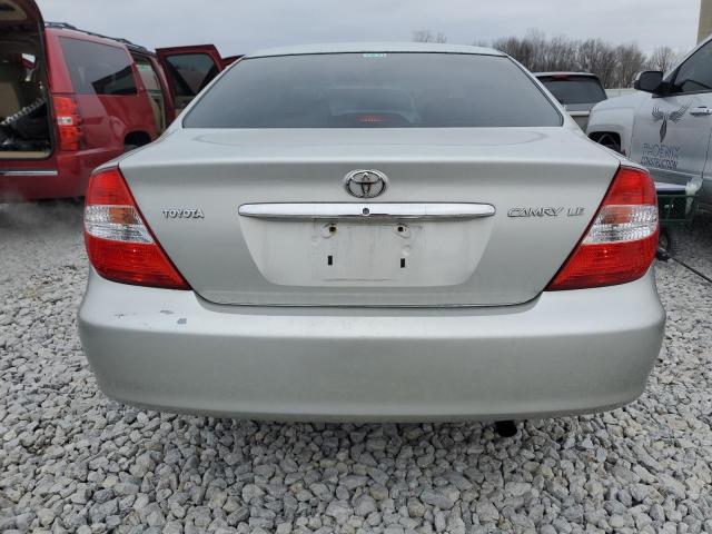 4T1BE32K53U252409 - 2003 TOYOTA CAMRY LE SILVER photo 6