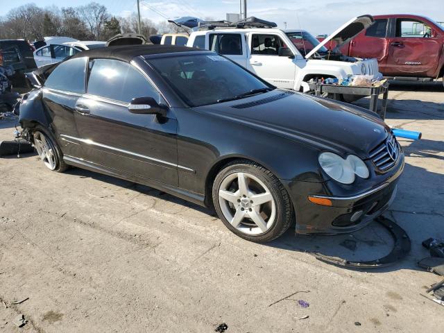 WDBTK75GX5T047319 - 2005 MERCEDES-BENZ CLK 500 BLACK photo 4