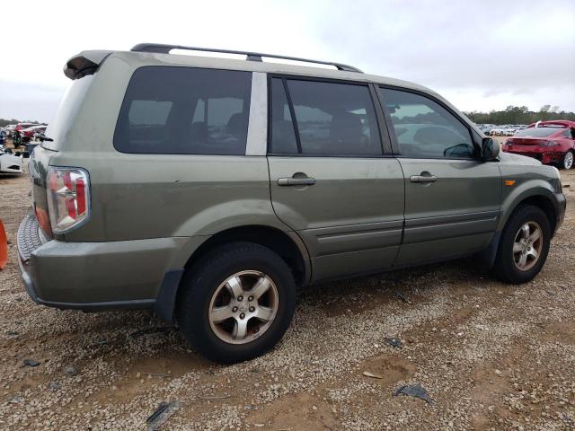 5FNYF28768B013413 - 2008 HONDA PILOT EXL GREEN photo 3