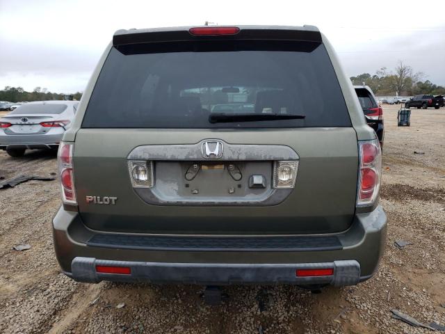 5FNYF28768B013413 - 2008 HONDA PILOT EXL GREEN photo 6