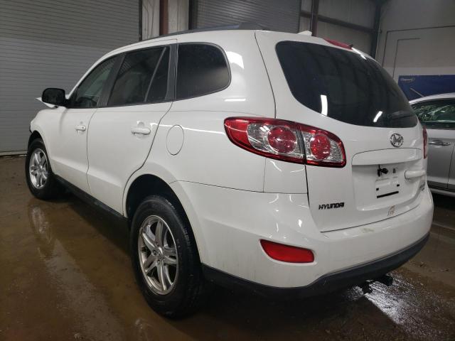 5XYZGDAG4BG057899 - 2011 HYUNDAI SANTA FE GLS WHITE photo 2