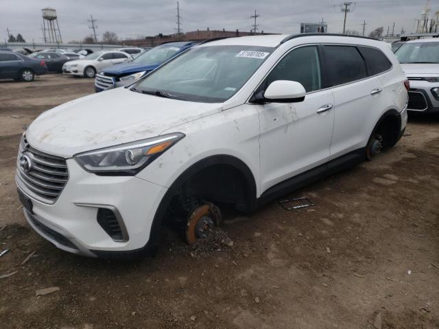 KM8SM4HF4HU202367 - 2017 HYUNDAI SANTA FE SE WHITE photo 1