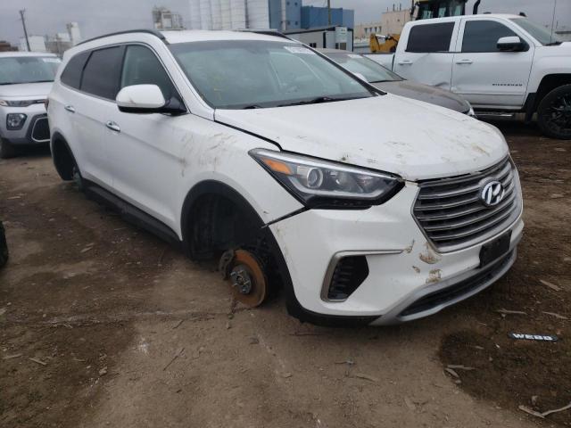 KM8SM4HF4HU202367 - 2017 HYUNDAI SANTA FE SE WHITE photo 4