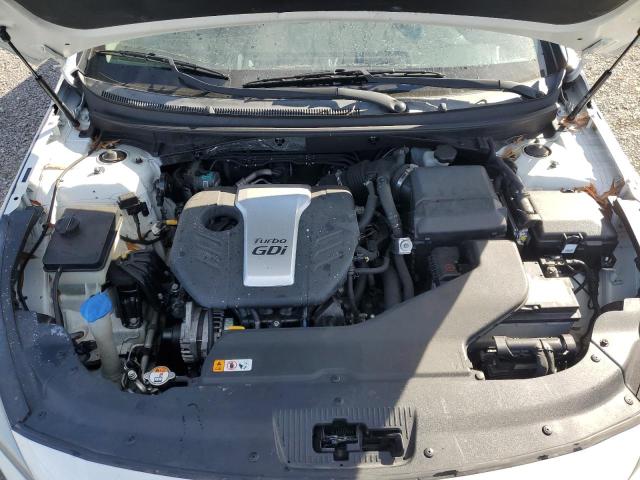 5NPE24AA3FH145737 - 2015 HYUNDAI SONATA ECO WHITE photo 11