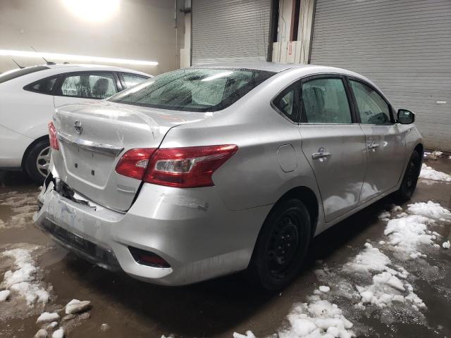 3N1AB7AP6KY338968 - 2019 NISSAN SENTRA S SILVER photo 3