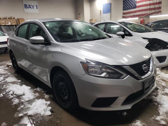 3N1AB7AP6KY338968 - 2019 NISSAN SENTRA S SILVER photo 4