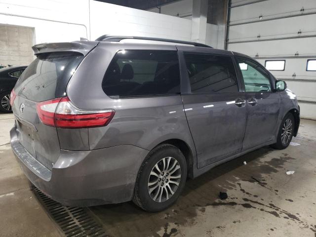 5TDYZ3DC7KS997643 - 2019 TOYOTA SIENNA XLE GRAY photo 3