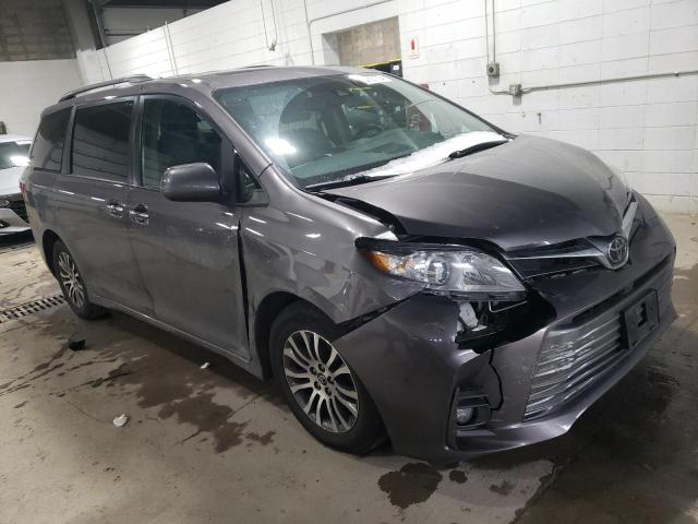 5TDYZ3DC7KS997643 - 2019 TOYOTA SIENNA XLE GRAY photo 4