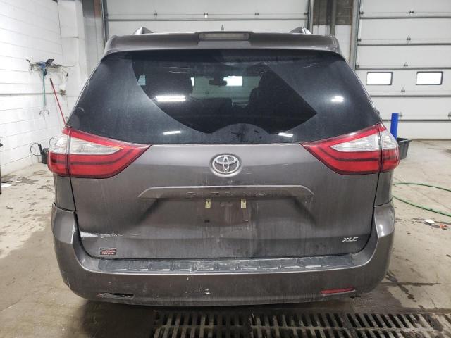 5TDYZ3DC7KS997643 - 2019 TOYOTA SIENNA XLE GRAY photo 6