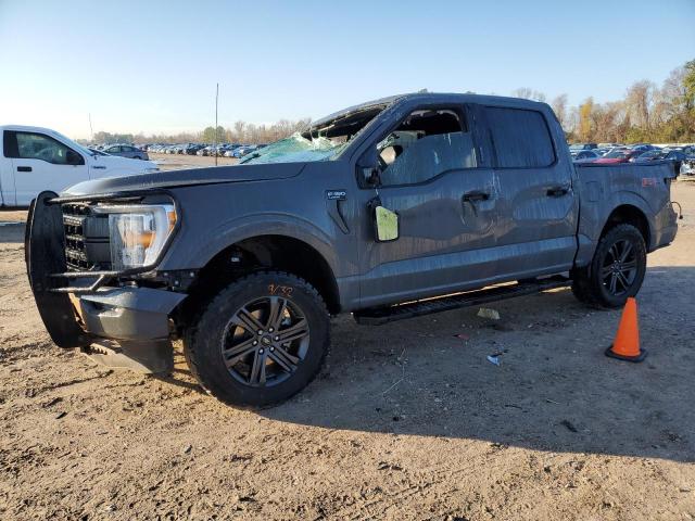 1FTFW1E54MFD00632 - 2021 FORD F150 SUPERCREW GRAY photo 1