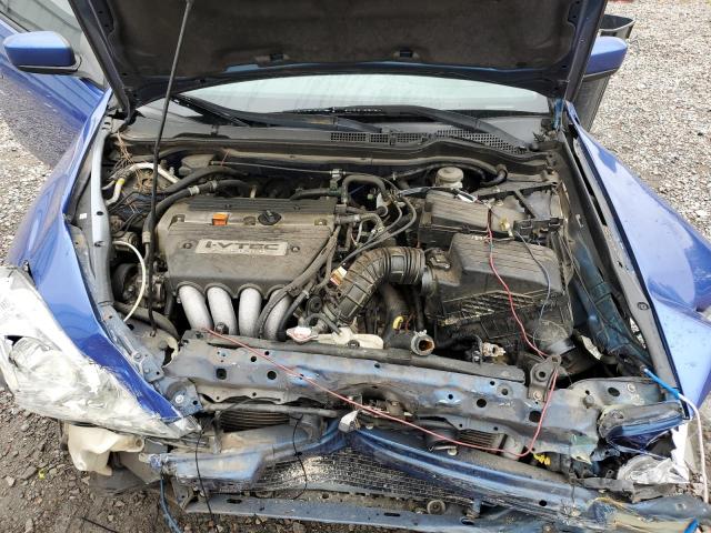 1HGCM72745A009632 - 2005 HONDA ACCORD EX BLUE photo 11