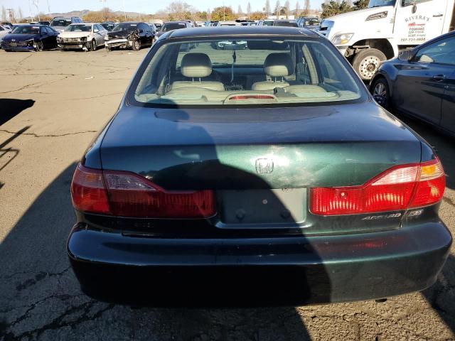 1HGCG1658WA036685 - 1998 HONDA ACCORD EX GREEN photo 6