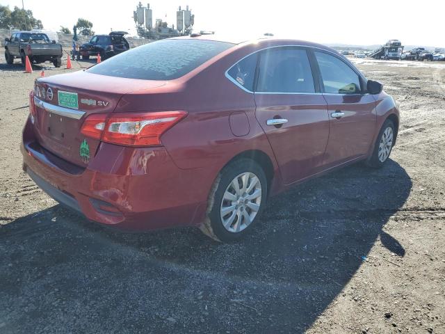 3N1AB7AP6HY368335 - 2017 NISSAN SENTRA S RED photo 3