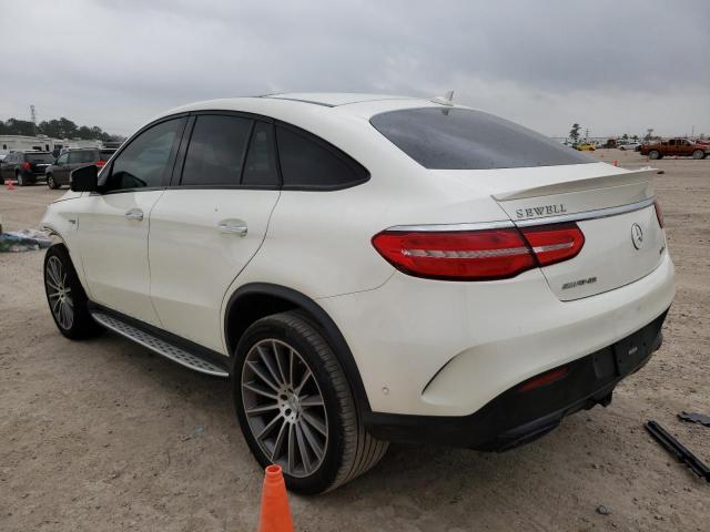 4JGED6EB3KA142617 - 2019 MERCEDES-BENZ GLE COUPE WHITE photo 2