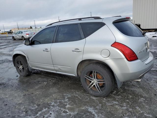 JN8AZ08W57W647007 - 2007 NISSAN MURANO SL SILVER photo 2