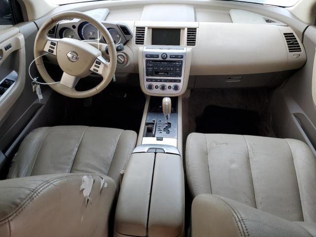 JN8AZ08W57W647007 - 2007 NISSAN MURANO SL SILVER photo 8