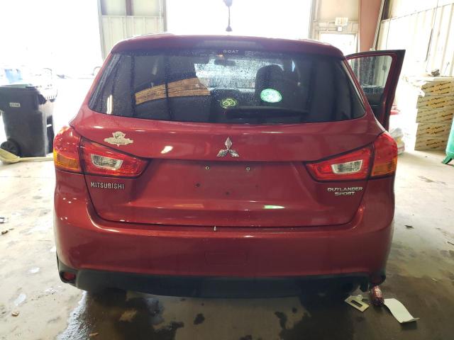 4A4AP3AUXFE029772 - 2015 MITSUBISHI OUTLANDER ES RED photo 6