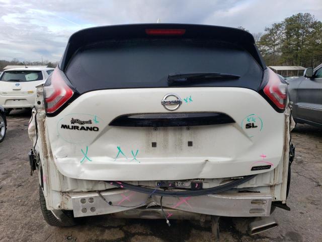 5N1AZ2MG9JN169527 - 2018 NISSAN MURANO S WHITE photo 6