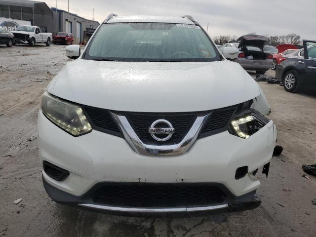 5N1AT2MT9FC794186 - 2015 NISSAN ROGUE S WHITE photo 5