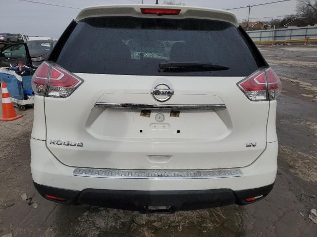 5N1AT2MT9FC794186 - 2015 NISSAN ROGUE S WHITE photo 6