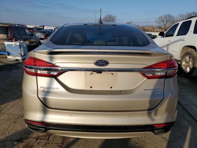 3FA6P0K99HR175043 - 2017 FORD FUSION TITANIUM BEIGE photo 6