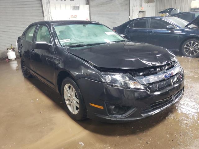 3FAHP0GA6AR354643 - 2010 FORD FUSION S BLACK photo 4