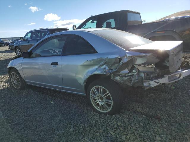 1HGEM22144L023721 - 2004 HONDA CIVIC DX VP ვერცხლისფერი ფოტო 2