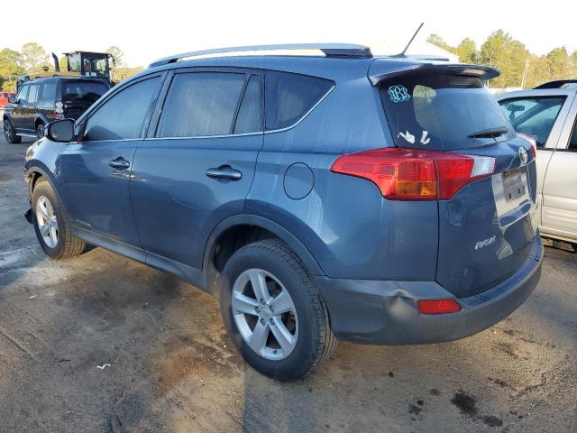 JTMWFREV0ED042749 - 2014 TOYOTA RAV4 XLE BLUE photo 2