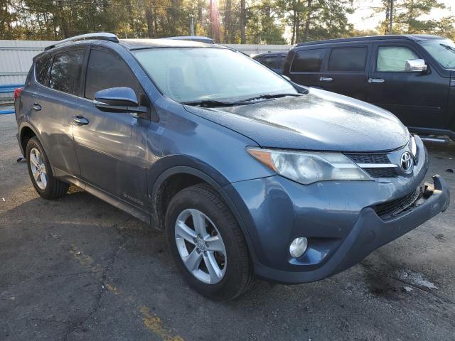 JTMWFREV0ED042749 - 2014 TOYOTA RAV4 XLE BLUE photo 4