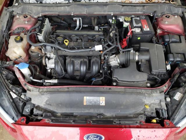 3FA6P0H73ER304279 - 2014 FORD FUSION SE RED photo 11