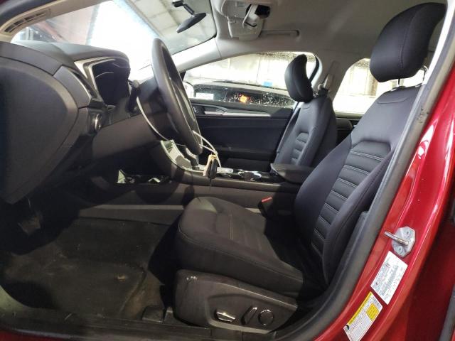 3FA6P0H73ER304279 - 2014 FORD FUSION SE RED photo 7