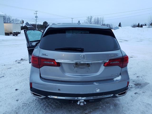 5FRYD4H48HB501400 - 2017 ACURA MDX NAVI GRAY photo 6