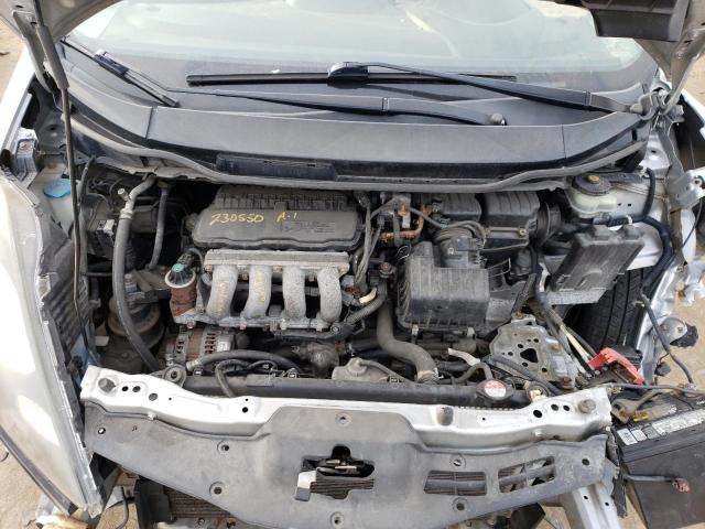 JHMGE8H52CC011680 - 2012 HONDA FIT SPORT SILVER photo 11