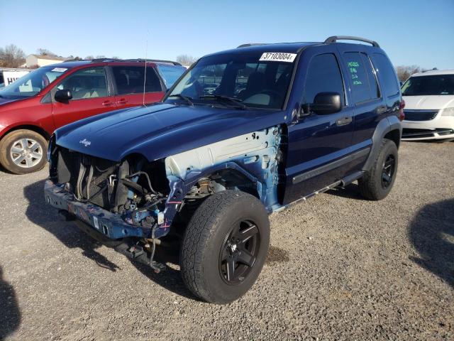 1J4GL48K67W524578 - 2007 JEEP LIBERTY SPORT BLUE photo 1