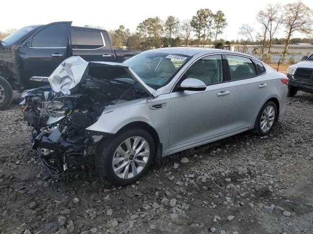 5XXGU4L31GG070387 - 2016 KIA OPTIMA EX SILVER photo 1