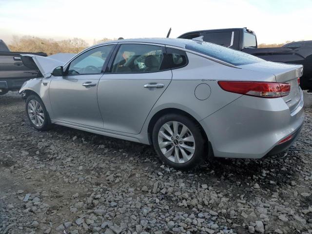 5XXGU4L31GG070387 - 2016 KIA OPTIMA EX SILVER photo 2