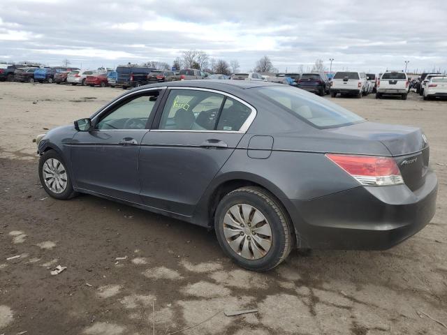 1HGCP26399A098122 - 2009 HONDA ACCORD LX GRAY photo 2